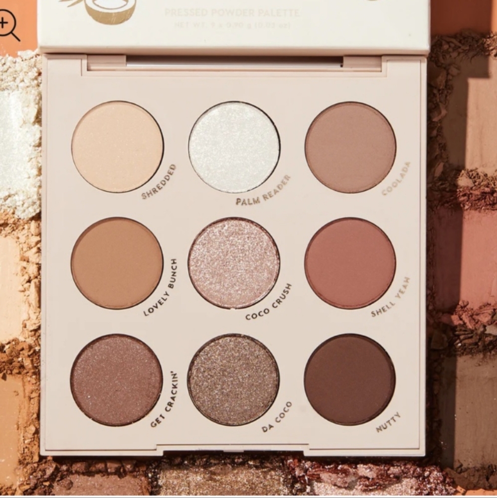 NEW Colourpop Going Coconuts! 9 Pan Eyeshadow Palette NIB NEW IN BOX - Picture 4 of 9